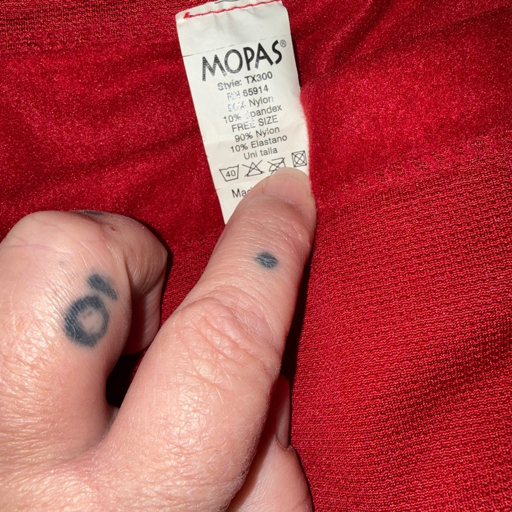 Women's Unbranded lined Red Leggings - Picture 2 of 2